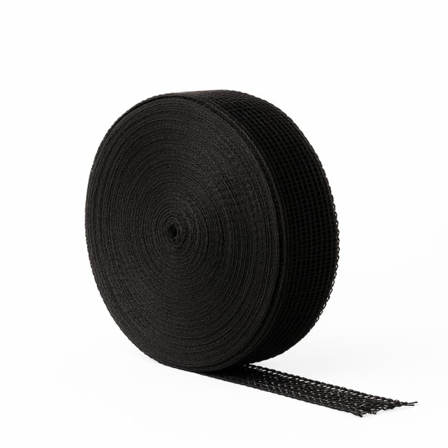 ROLKA 50 m - SIATKA WĘDLINIARSKA DO WĘDZENIA - czarna 18 cm - ROBIMY DYM