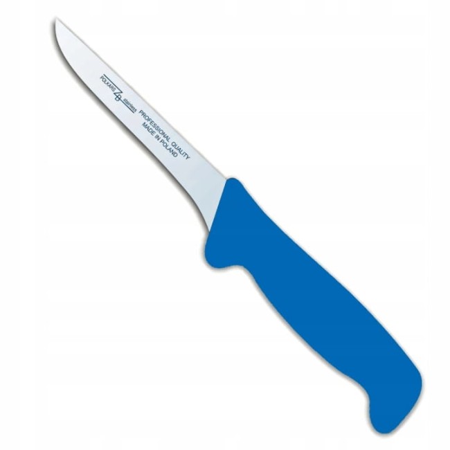 Nóż masarski / trybownik - POLSKARS nr 1 - 12,5 cm – niebieski - ROBIMY DYM