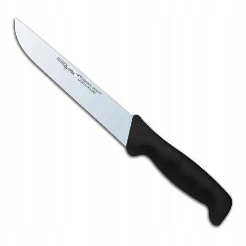 Nóż masarski / trybownik - POLSKARS nr 5 - 17,5 cm – czarny - ROBIMY DYM