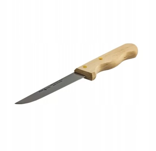 Nóż masarski z drewnianą rączką - POLSKARS nr 18 - 15 cm – ROBIMY DYM