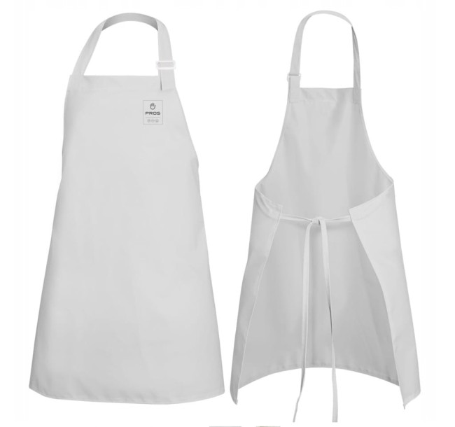 FARTUCH GASTRONOMICZNY WODOODPORNY BIAŁY PROS MODEL 109 120/90